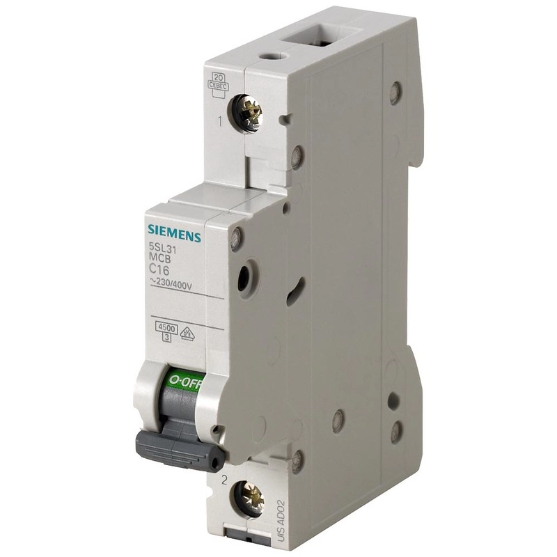 Interruptor Termomagnético 1x10A 4,5KA curva C